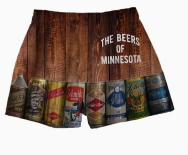 Beer of Minnesota Unisex Boxers Angry Minnow